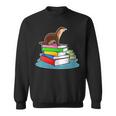 Books Sea Otter Teacher Sweatshirt
