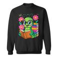 Bookworm Costume Kawaii Reading Worm For World Book Day Sweatshirt