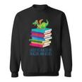 Bookworm Easily Distracted By Dragons And Books Reader Sweatshirt