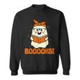 Booooks Ghost Boo Read Books Library Teacher Halloween Cute For Men Women Kids Sweatshirt