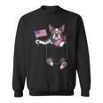 Boston Terrier Dog Pocket American Flag 4Th Of July Usa Sweatshirt Boston Terrier Dog Pocket American Flag 4Th Of July Usa Sweatshirt
