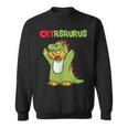 Catasaurus T-Rex Cat Kitten Dinosaur Feline Dino Dragon スウェットシャツ