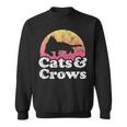 Cats And Crows メンズ レディース ボーイズ ガールズ カラス スウェットシャツ