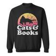 Cats And Books Or Women's Cat And Book Sweatshirt Cats And Books Or Women's Cat And Book Sweatshirt