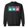 Coffee Books And Poodle Dog Men Women Kids Sweatshirt