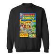 Comic Reader Comic Book Merch Vintage Reading Comic Books Sweatshirt