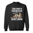 Cute Kids Read Books & Pet My Basset Hound Dog Lover Sweatshirt Cute Kids Read Books & Pet My Basset Hound Dog Lover Sweatshirt