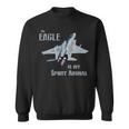 The Eagle Is Mypirit Animal F-15 戦闘機 飛行機 スウェットシャツ