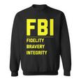 Fbi Motto 「Fidelity Bravery Integrity」 法執行機関 スウェットシャツ