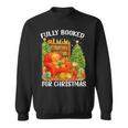 Fully Booked For Christmas Holiday Book Lover Santa Sweatshirt