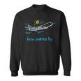 Aerospace How Planes Fly Air Magic Flight Crew スウェットシャツ
