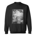 Catelfie With Ufos Cosmic Catpace Cat スウェットシャツ
