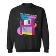 The Future Is Here フロッピーディスクディスクディスクレトロ80年代vaporwave スウェットシャツ