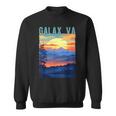 Galaxirginia Usa 山景色 サンセットスタイルデザイン スウェットシャツ