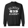 Gilmour Academy 63、ヴィンテージグラフィックが着用するクラシックロック スウェットシャツ