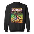 Halloween Monster Scary Vintage Horror Comic Book Sweatshirt