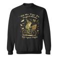 On My Way To Hoard Books And Cause Chaos Tom Foolery Frog Sweatshirt