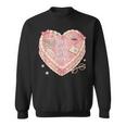 Hot Girls Read Books Cute Heart Graphic Sweatshirt Hot Girls Read Books Cute Heart Graphic Sweatshirt
