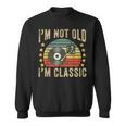 I'm Not Old I'm Classic ビニールレコード レトロ ビンテージ音楽 スウェットシャツ