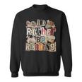 I'd Rather Be Reading Bookworm Cute Book Lover Sweatshirt