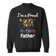 I'm A Proud Autism Father Dad Heart Sweatshirt