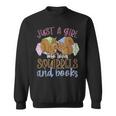 Just A Girl Who Loves Squirrels And Books Reading Squirrel Sweatshirt