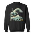 Katsushika Hokusai The Great Wave Off Kanagawa スウェットシャツ