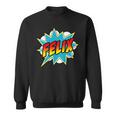 Kids Boys Felix Comic Book Superhero Name Sweatshirt