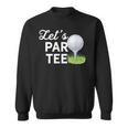 Let's Par ゴルフボール ティーピン付き 面白いゴルフクラブtシャツ スウェットシャツ