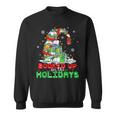 Librarian Booked Up For The Holidays Books Christmas Tree Sweatshirt