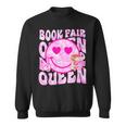 Library Book Fair Queen Vibe Groovy Tie Dye School Reading Sweatshirt Library Book Fair Queen Vibe Groovy Tie Dye School Reading Sweatshirt