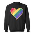 Love Is Love レインボーハート スウェットシャツ