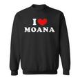 I Love Moana 私は愛する Moana スウェットシャツ