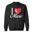 I Love Music D001-0095A スウェットシャツ