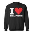 I Love Philippines I Heart Philippines 家族旅行 スウェットシャツ