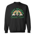 Lucky Readers Social Club Leprechaun St Patricks Book Lover Sweatshirt