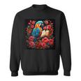 Macaw Reading A Book Sweatshirt Macaw Reading A Book Sweatshirt