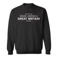 Make America Great Britain Again シャツ 面白い英国tシャツ スウェットシャツ
