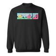 Mr Men Mr Greedy Retro Comic Book Colourful Sweatshirt