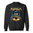 NASA Astronaut In Space Hole Comic Book Style Geek Sweatshirt NASA Astronaut In Space Hole Comic Book Style Geek Sweatshirt