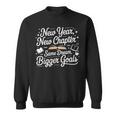 New Year New Chapter Same Dream Bigger Goals 2026 Book Lover Sweatshirt New Year New Chapter Same Dream Bigger Goals 2026 Book Lover Sweatshirt