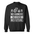 No Farmers No Food No Future ファーマー 農場農場農業 スウェットシャツ