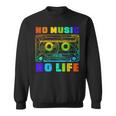 No Music No Life、ヴィンテージカセット音楽愛好家。 スウェットシャツ