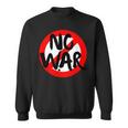 No War、アンチウォーデーストップサイン、スプレーペイント、No War。 スウェットシャツ