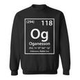 Oganesson Element ホワイト スウェットシャツ