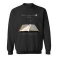 Open Book Faith Christian Cross Light Bible Sweatshirt