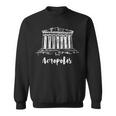 Parthenon アテネのアクロポリス ギリシャ スケッチ サイツ ドローイング 長袖tシャツ スウェットシャツ