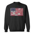 Patriotic Book Flag Reading American Flag Books Teacher Sweatshirt