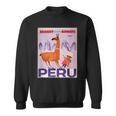 Peru レトロ ヴィンテージ 航空会社 トラベルポスター スウェットシャツ