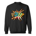 POW Colorful Comic Book Pop Art Fun Superhero Sweatshirt